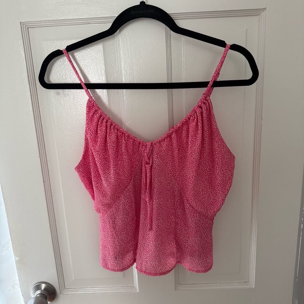 Sienna Sky: Pink Spaghetti Strap Top